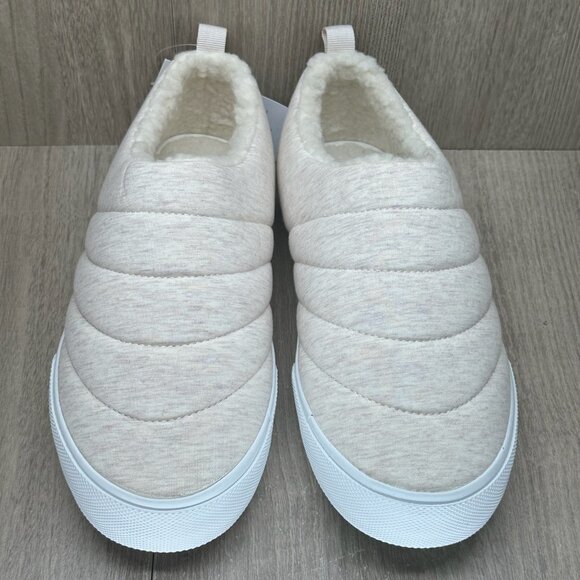 Hurley Arlo Puff Clog Shoes Womens 7M Slip On Sherpa Lined Low Top Cozy Natural - Picture 3 of 13
